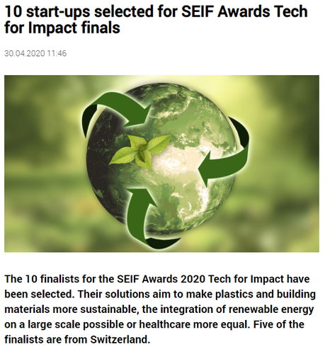 10 start-ups selected for SEIF Awards Tech for Impact finals