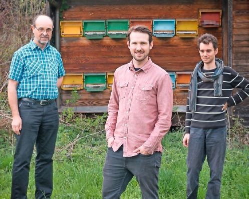 Die Firmengründer und Erfinder der Bienenheizung: Willi Brunner, Pascal Brunner, Renato Cortesi (v. l.).